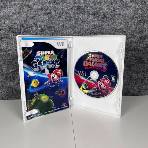 Super Mario Galaxy (Nintendo Wii, 2007) Complete in Box CIB