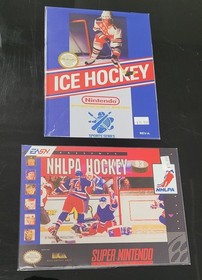 Nintendo Hockey Wall Art - Metal Signs - NES ICE HOCKEY & SNES NHLPA '93