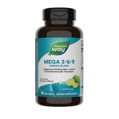 Mega 3/6/9 90 Softgels 1350 mg by Nature's Way