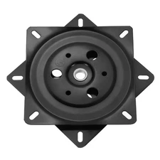 6" Bar Stool Swivel Plate, Rotation Lazy Susan Turntable (Black, 150x1.5mm)