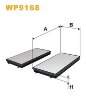 Pollen / Cabin Filter fits ROLLS ROYCE PHANTOM Mk7 6.75 2003 on Wix Quality New
