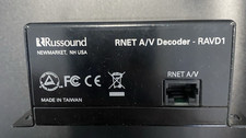 Russound RAVD1 RNET A/V Decoder w/ 12V Power Supply Great Condition
