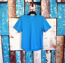 Men's Nike Tee Dri-Fit Short Sleeve Event Running T-Shirt SMALL Teal Blue NEW