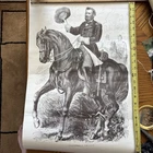 1884 Civil War Print - Union General "Ulysses S. Grant" - I COMBINE SHIPPING