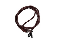 Glasses Strap Genuine Leather Dark Brown