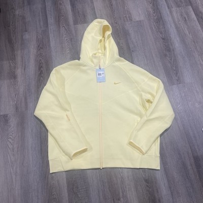 Nike NOCTA Tech Fleece Full-Zip Hoodie Yellow FD8453-821 Men's