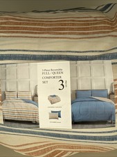 Full/Queen Comforter Set Cloud Stripe