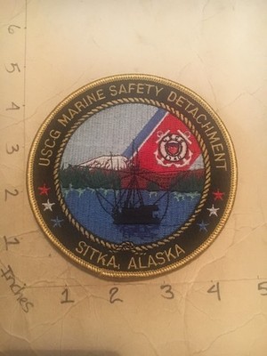 USCG US Coast Guard Marine Safety Field Detachment Sitka Alaska Patch 7/14/25