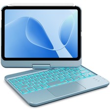 GreenLaw Rotate Keyboard Case for iPad mini 7 A17 Pro 2024  Mini 6 2021 8.3"