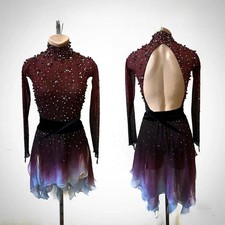 Ice skating set Gymnastics set beautiful show outfit girl spin stick