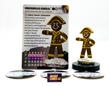 Indy Heroclix Gingerbread General WKSF-002 w/ Card  3 Snowballs Wizkids