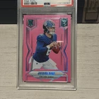 2025 PANINI DONRUSS ELITE #103 JAXSON DART ROOKIE RC PINK FOTL 06/13 PSA 8