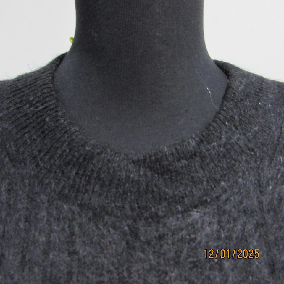 H&M Mens Plain Crew Neck Jumper Wool /Mohair Chest 42/44 UK M REF (Y18551) - Image 3 of 4