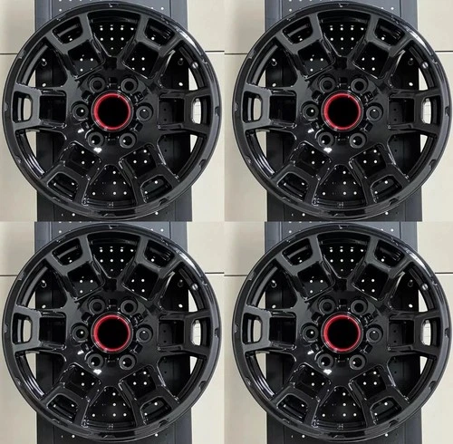 17" Gloss Black Wheels For Toyota 4Runner Tacoma FJ GX460 GX470 17x8 6x139 Rims
