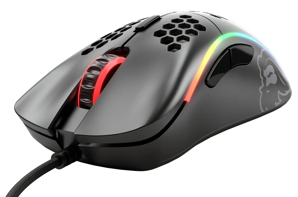 Model D Wired Gaming Mouse - 68g Superlight Honeycomb Design, RGB, Ergonomic,... - Image 3 of 4