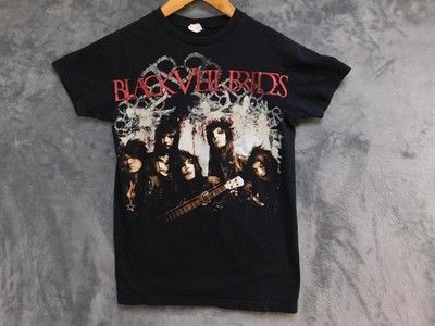 Bay Island Black Veil Brides Graphic T-Shirt Sz S Black Unisex Band Tee