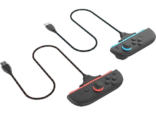 Cable de carga - Ardistel BlackFire Charge & Play Twin Pack, Para Joy-Con 2 de