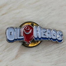 Funny Oilheads Airheads Style Logo Enamel Lapel Pin