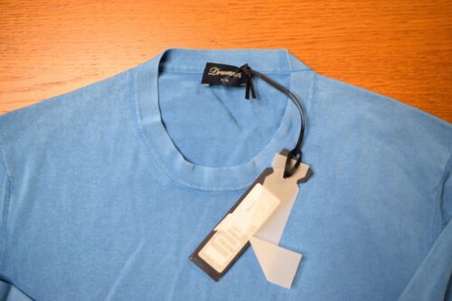 NWT DRUMOHR LIGHTWEIGHT COTTON SWEATER SKY BLUE SZ SMALL