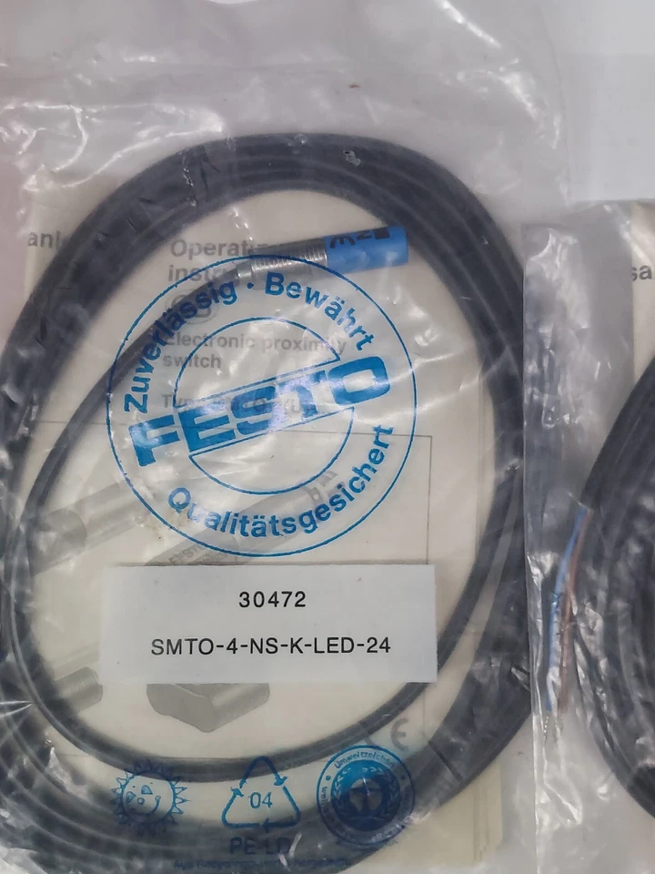 Festo Proximity Switch SMTO-4-NS-K-LED-24 2PC AVAILABLE MAKE OFFER SHIELD BAG MI - Image 3 of 4