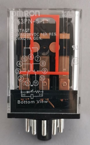 NEW MK3PN-5-I-DC12V / MK3PN5IDC12 Omron Relay - Picture 1 of 4