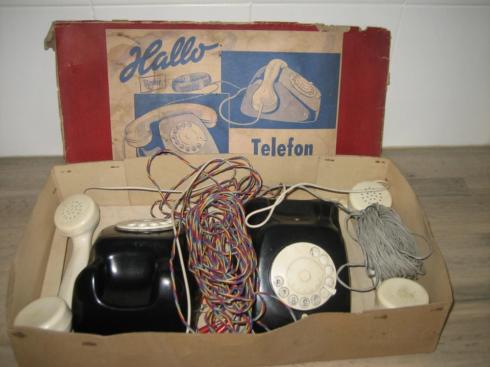 Ancien Jouet Téléphone Communicant Vintage - Photo 2/4