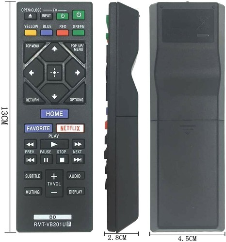 New Remote for Sony Blu-Ray DVD BDP-S3700 BDP-BX370 BDP-S6700 BDP-S1500/S2900 - Picture 2 of 5