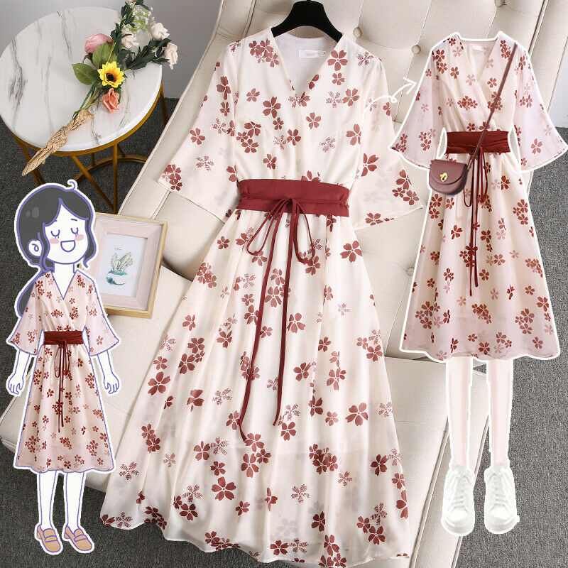 専用です♡DECORTÉ KIMONO SAKURA ほぼ新品 Full Kimono set Ceremony Girls Dress New Years Celebrate
