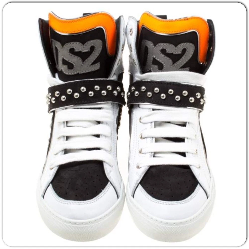 Dsquared2 Canadian D2 Monogram Sneakers In Multicolor