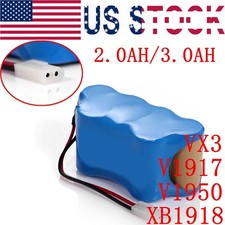 Battery Pack XB1918 7.2V For Shark V1917 V1950 VX3 2.0AH/3.0AH NICD/NIMH