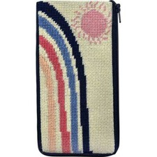 Stitch Zip Eyeglass Case Needlepoint Kit- Rainbow SZ3016