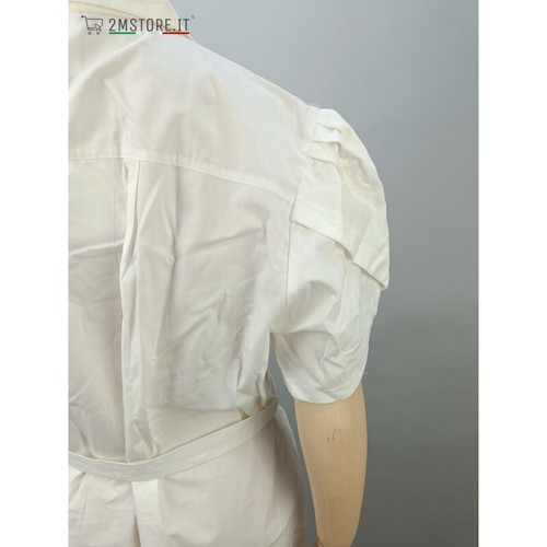 Camice Donna Casacca Manica Corta Lavoro SIGGI Lisa Bianco Alta Qualità Comfort - Foto 6 di 7