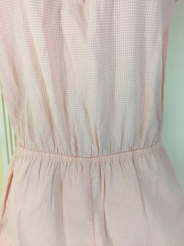 NWT Polo Ralph Lauren Big Kids Girls' Sz 14 Pink Gingham Jumper Romper One-Piece - Picture 7 of 12