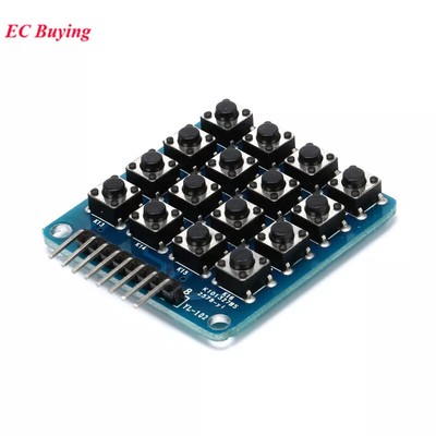 1PC 4x4 Keypad MCU Accessory Module Matrix Keyboard 16 Key Buttons For Arduino