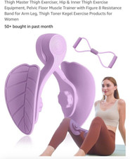 Thigh Master Thigh Exerciser, Hip Inner Thigh Exercise Equipment, Purple