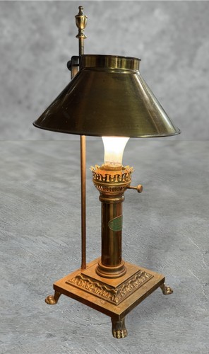 Orient Express Paris-Istanbul Brass Table Lamp