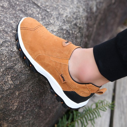 Herren Sportschuhe Freizeit Turnschuhe Atmungsaktiv Bequem Slipper Walk Halbschuhe - Bild 3 von 31