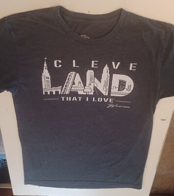 GV Art Cleveland That I Love Medium Tee Shirt