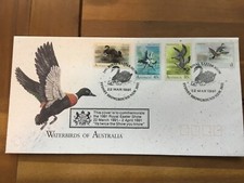 ICOLLECTZONE Australia 1991 Waterbirds of Australia Cover  (F200)