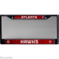 ATLANTA HAWKS NBA BASKETBALL GEORGIA LICENSE PLATE FRAME MADE IN USA