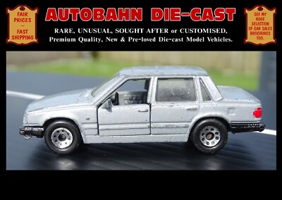 VOLVO 760 GLE, ALTE MATCHBOX MASSSTAB 1:62 1986 VINTAGE SAMMLER DIECAST MODELLAUTO