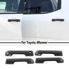 4P ABS Carbon Fiber Car Side Door Handle Cover Trim Fit For Toyota 4Runner 2025+