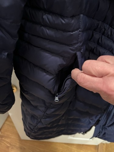 Lands End Wanderweight coat Plus 1X 16W-18W EUC ( worn once!!!) Deep Sea Navy - Picture 10 of 12