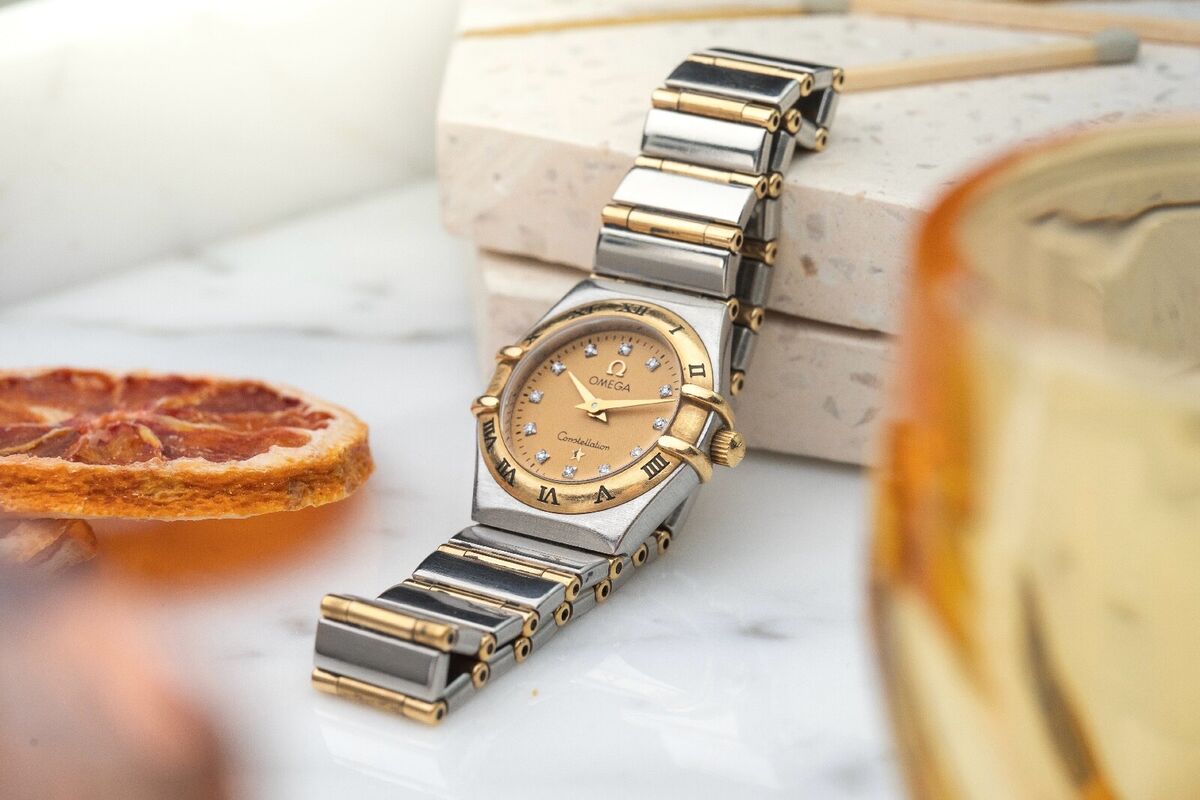 23mm Ladies Omega Constellation 6553/865 - Gold Diamond Dial 23mm Ladies Omega Constellation 6553/865 - Gold Diamond Dial