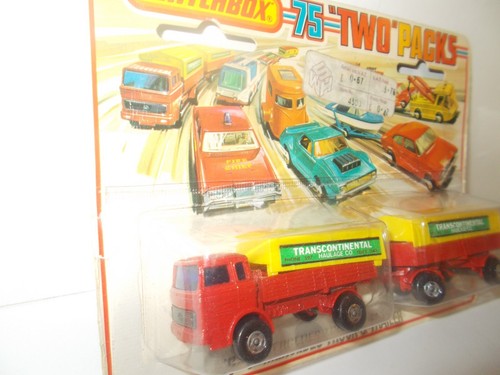 MATCHBOX TP1 TWO PACK MERCEDES TRUCK AND TRAILER MOC - Picture 5 of 10