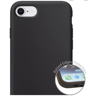 Liquid Silicone Case für Apple iPhone SE (2.Gen./3.Gen.) / 8 / 7 black