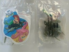 1993 Little Mermaid Burger King Kids Meal Toy Ariel and Turtle Splash Collection