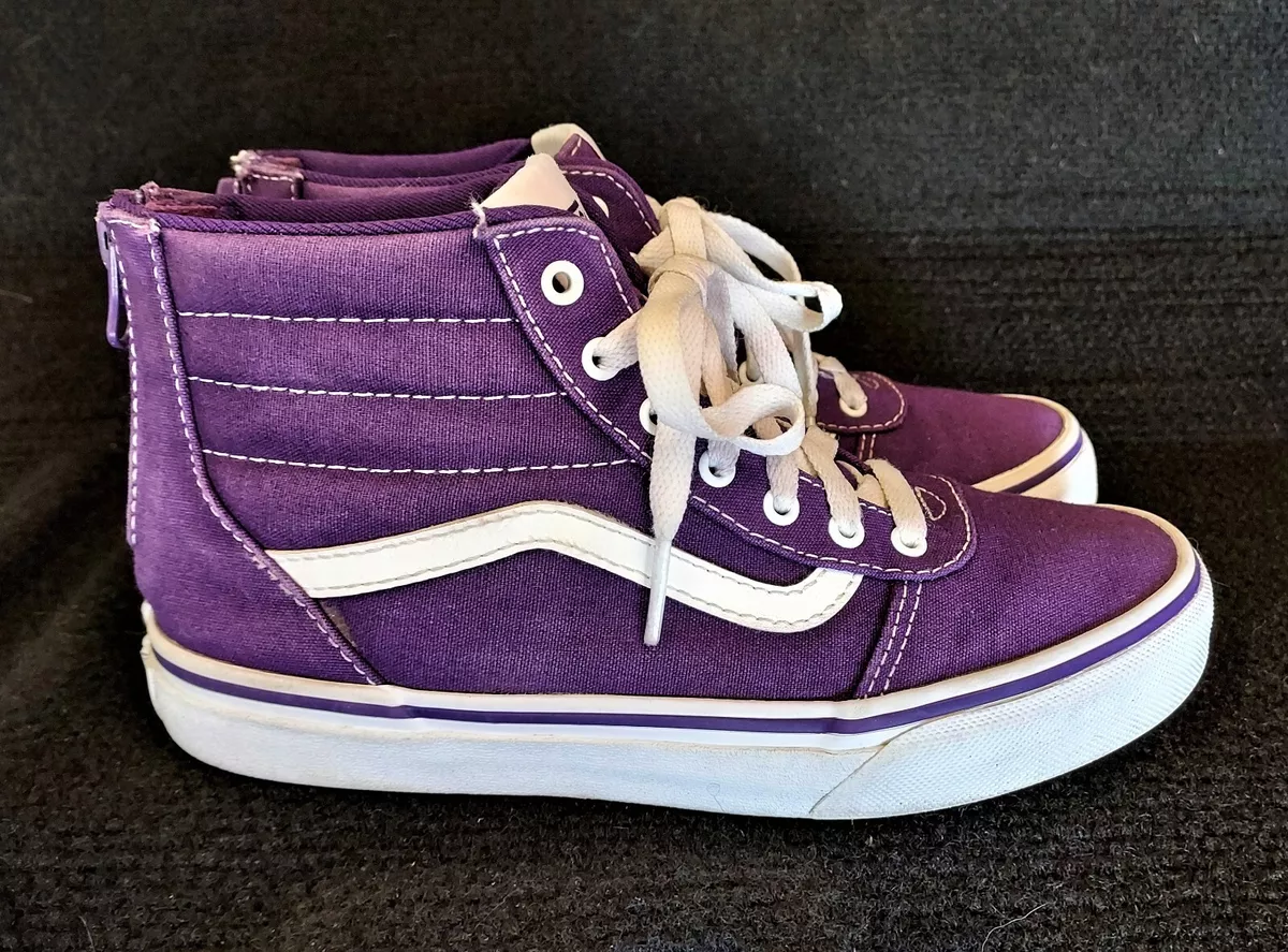 Missy Women s VANS Off the Wall SK8 Hi Sneaker 3.0 US Purple High Top 500714