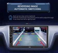  7"For IOS/Android 2DIN Car Radio Audio Stereo MP5 Player Bluetooth Touch Screen