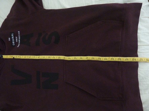 VANS Hoodie Sweatshirt "The Original Since Nineteen Sixty-Six" Dark Brown Size L - Picture 12 of 23